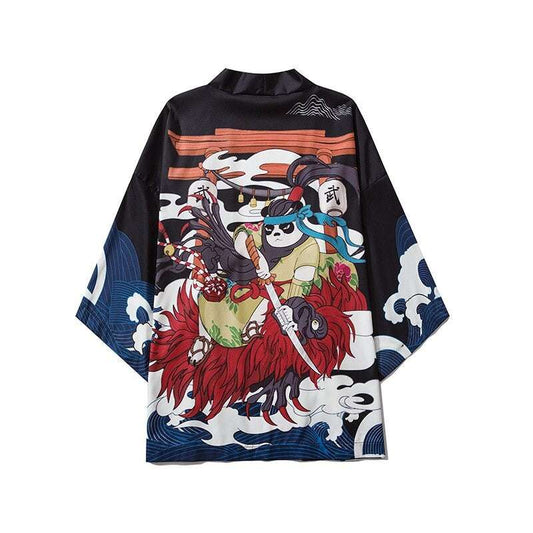 Panda Samurai Japanese Kimono