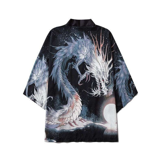 Blue Dragon Japanese Kimono
