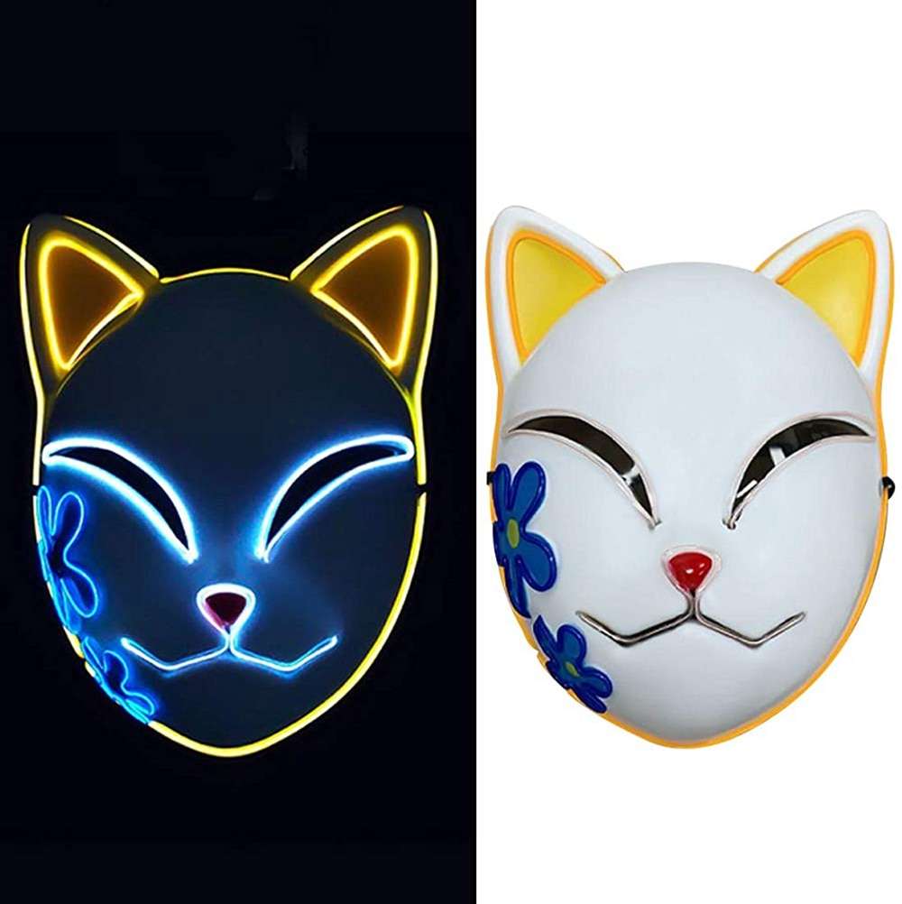 Kitsune Mask LED Demon Slayer