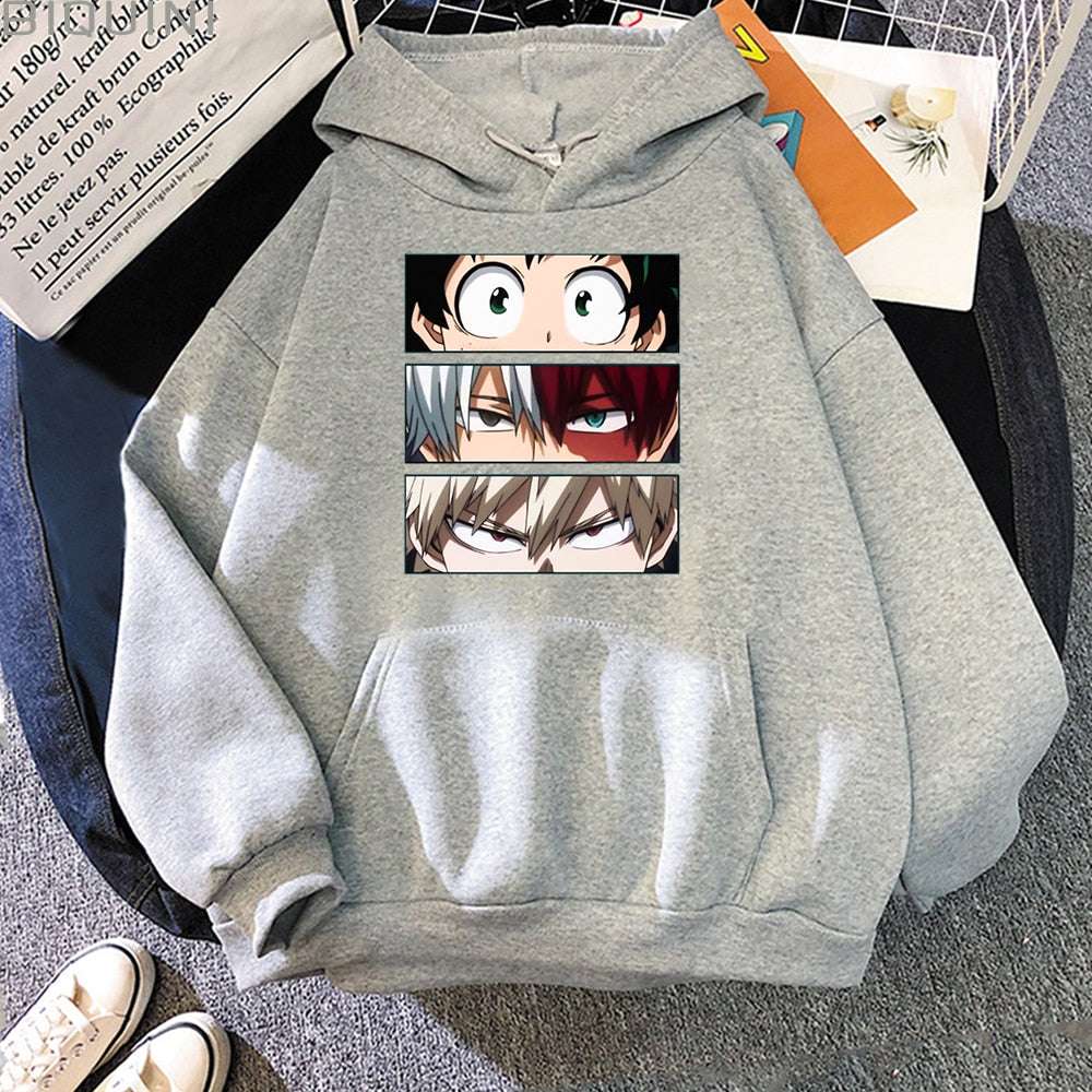 Izuku, Bakugou and Todoroki Hoodie