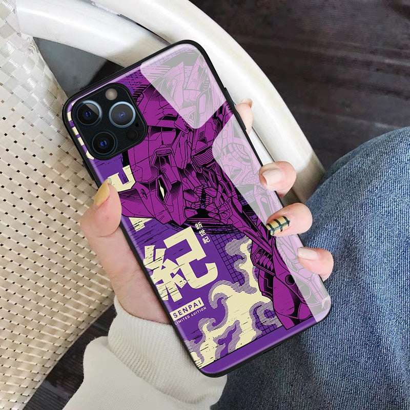 EVA 01 iPhone Case Temped Glass