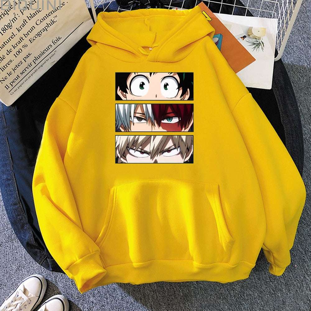 Izuku, Bakugou and Todoroki Hoodie