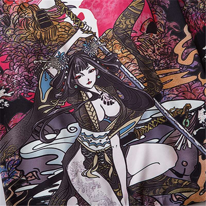 Samurai Girl Japanese Kimono