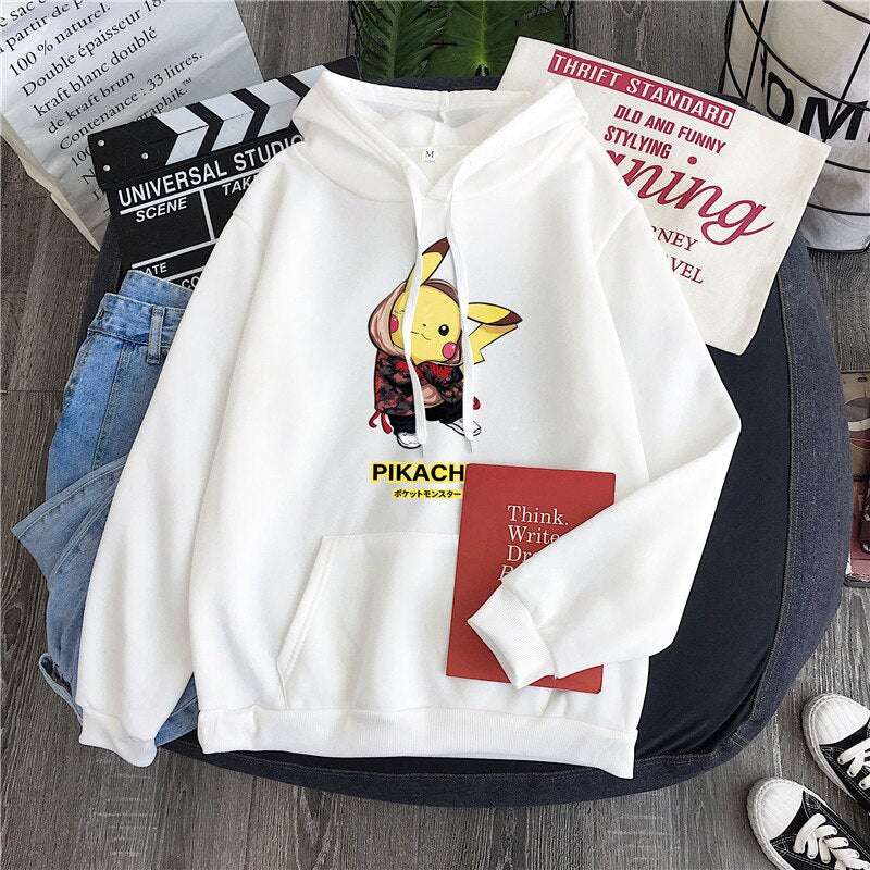 Pokemon Hoodie Pikachu StreetStyle