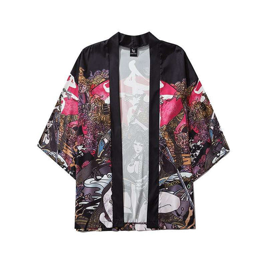 Samurai Girl Japanese Kimono