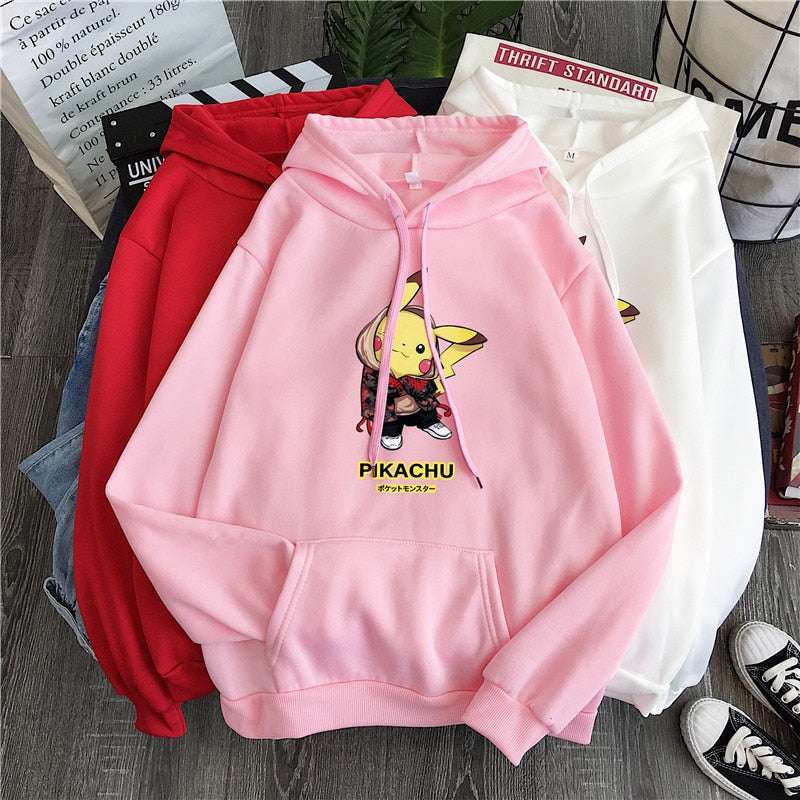 Pokemon Hoodie Pikachu StreetStyle