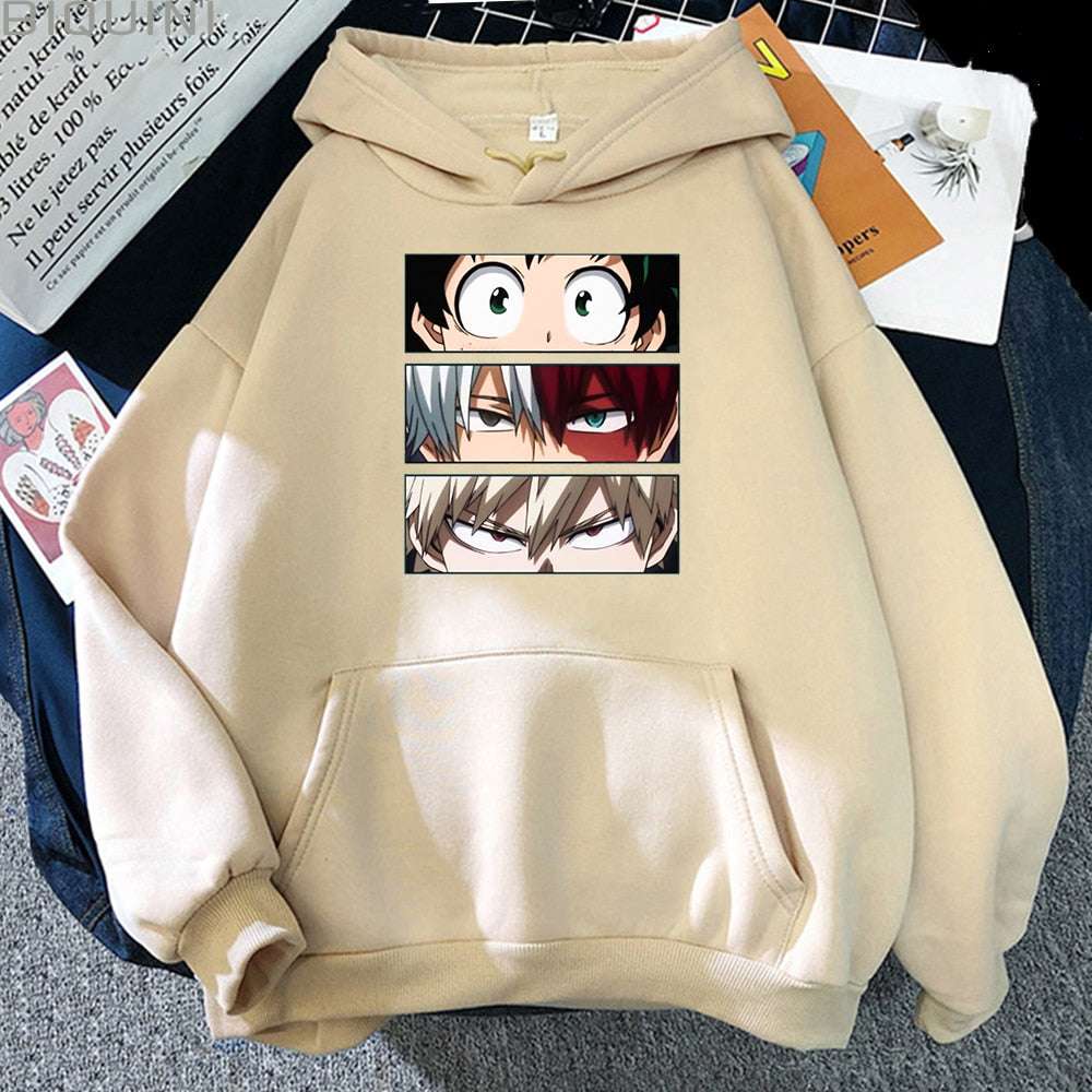 Izuku, Bakugou and Todoroki Hoodie