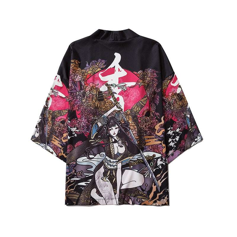 Samurai Girl Japanese Kimono