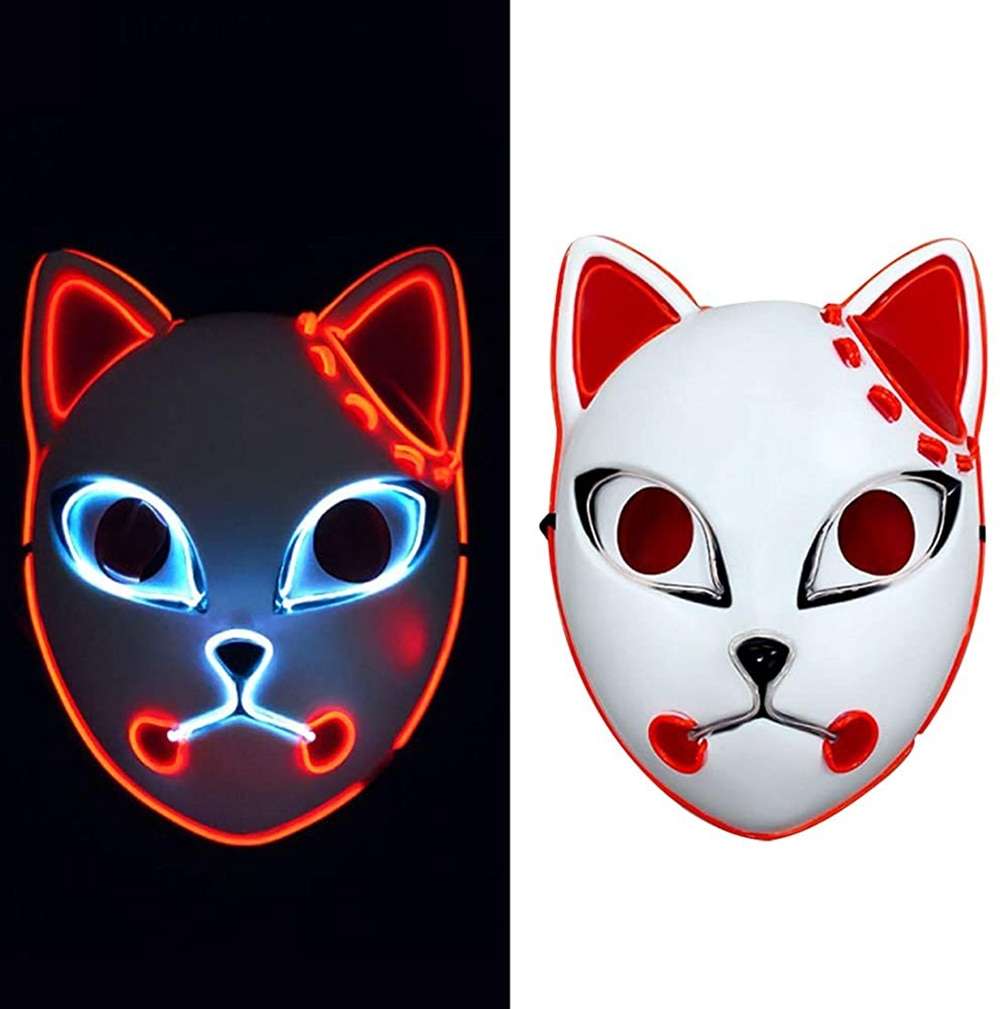 Kitsune Mask LED Demon Slayer