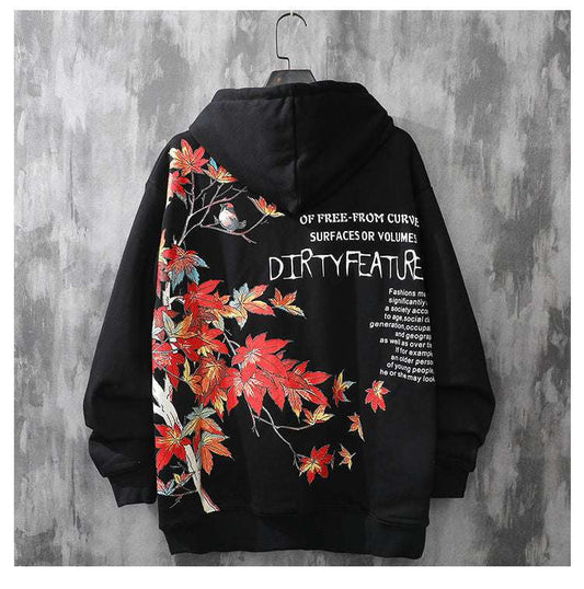 Stand out in style with our Japanese Street Sweatshirt. Made from high-quality cotton material, this sweatshirt features a unique and eye-catching print inspired by Japan's eclectic fashion. With full sleeve length, it's perfect for staying warm on chilly days while still looking fashionable.