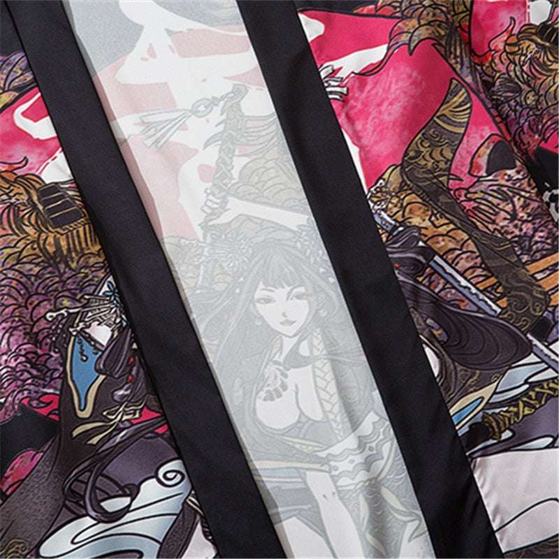 Samurai Girl Japanese Kimono