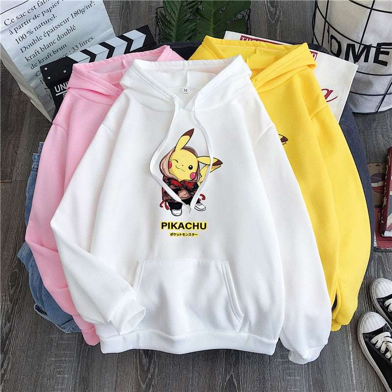 Pokemon Hoodie Pikachu StreetStyle