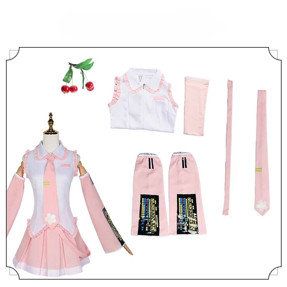 Hatsune Miku Cosplay Costume Set