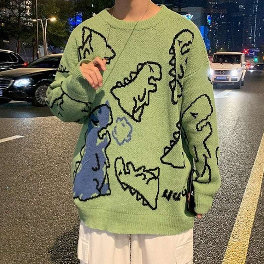 Oversize Dino Sweater