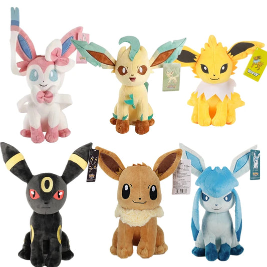 High-quality Pokémon plush doll, soft and cute. Perfect for fans of Pokémon. Alt texts updated for better accessibility.