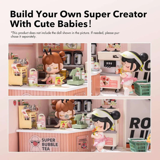 DIY Miniature Dollhouse Kit: Puzzle Building Blocks Set