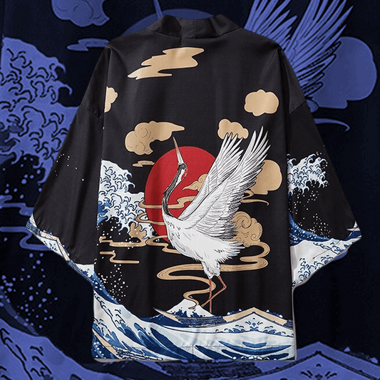 Crane Japanese Kimono