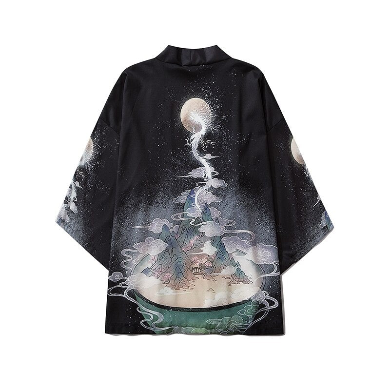 Dragon Mountain  Japanese Kimono