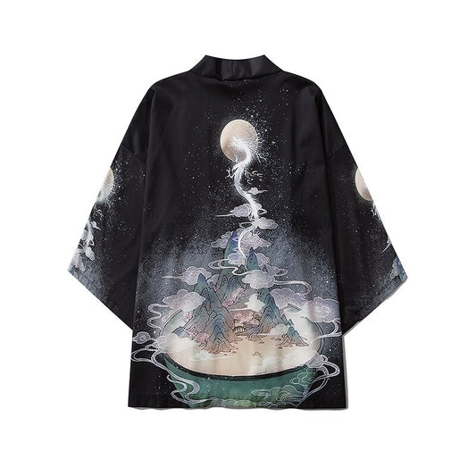 Dragon Mountain  Japanese Kimono