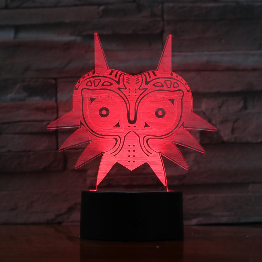 Majora s Mask 3D LED LAMP