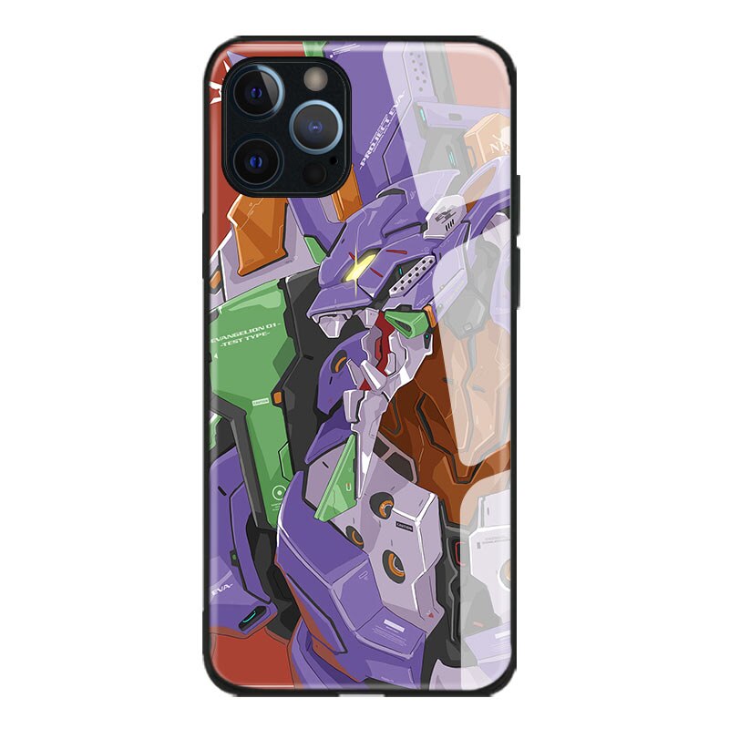 EVA 01 iPhone Case Temped Glass