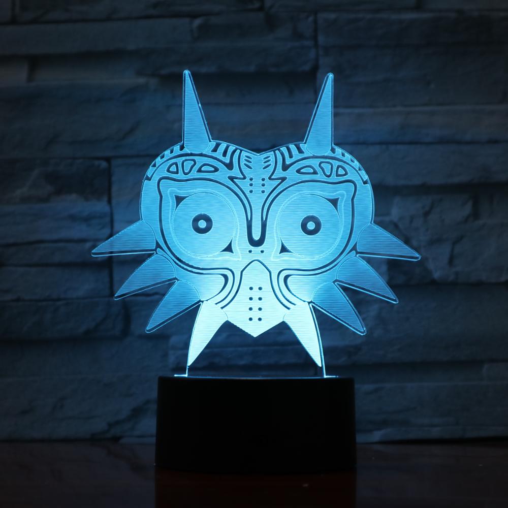 Majora s Mask 3D LED LAMP