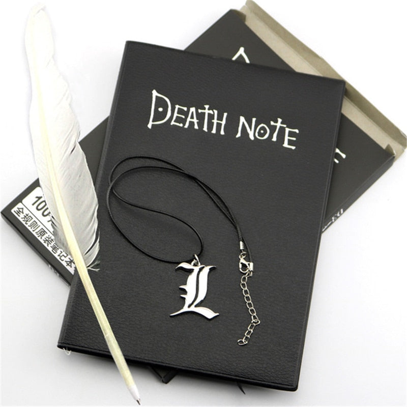 Death Note + Necklace and Ryuk Figure