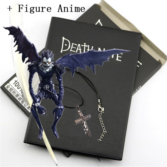 Death Note + Necklace and Ryuk Figure