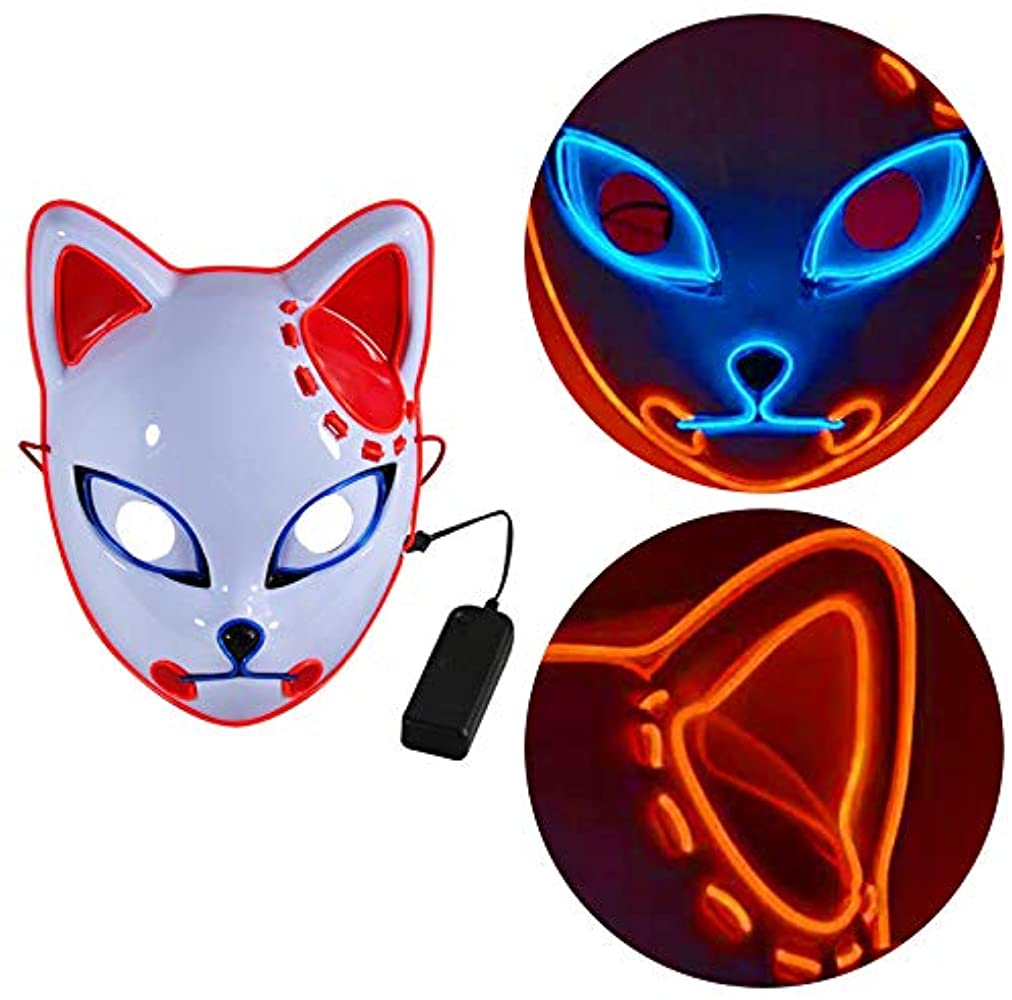 Kitsune Mask LED Demon Slayer