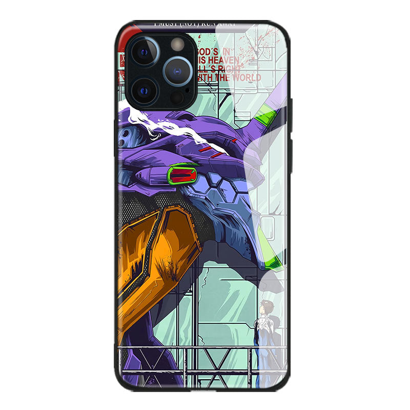 EVA 01 iPhone Case Temped Glass