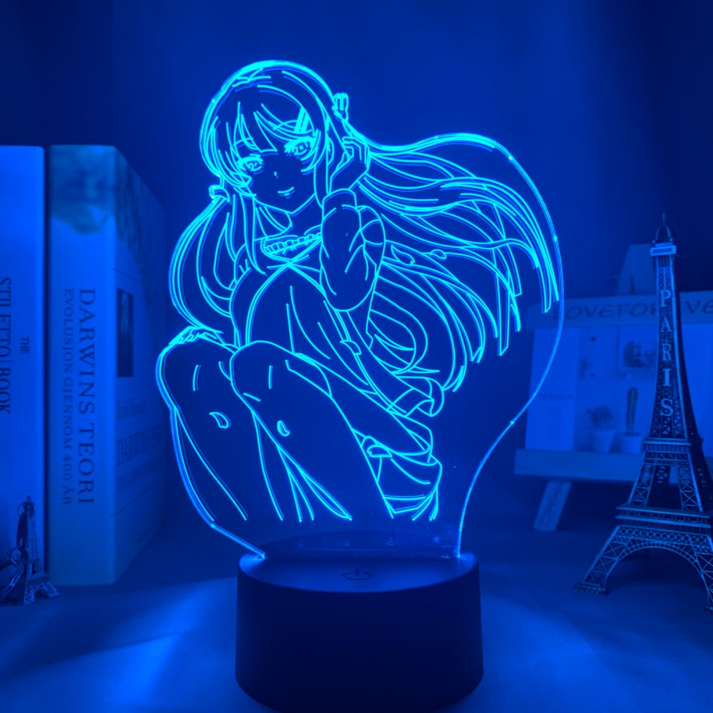 Mai Sakurajima Night LED Lamp Bunny Girl.