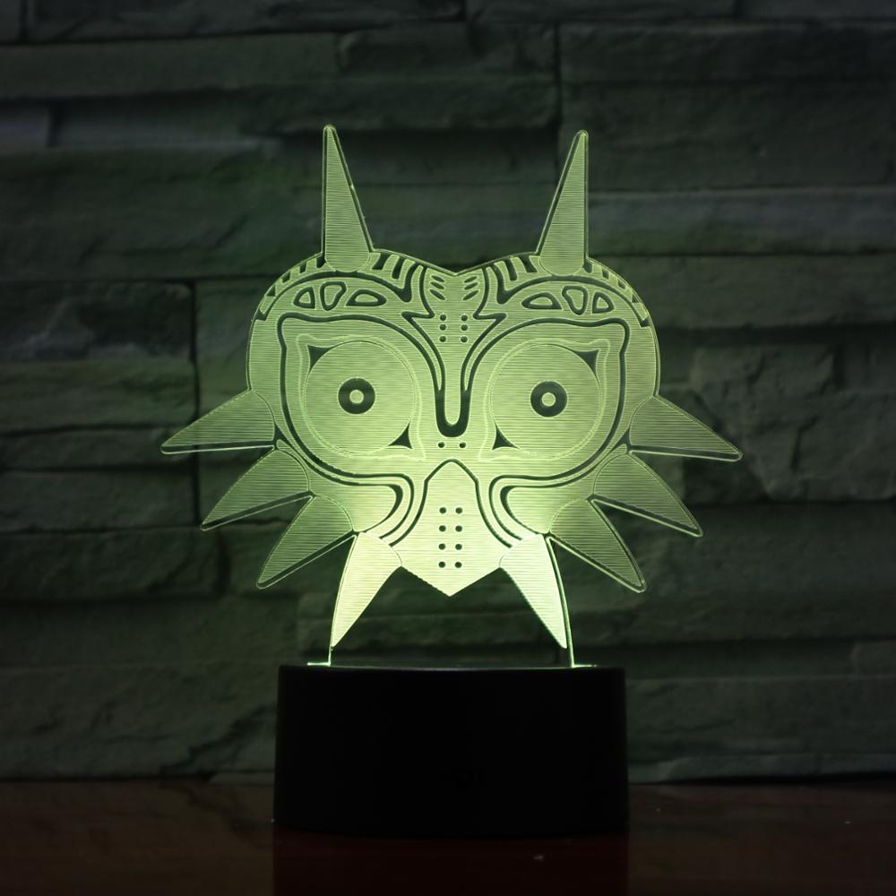 Majora s Mask 3D LED LAMP