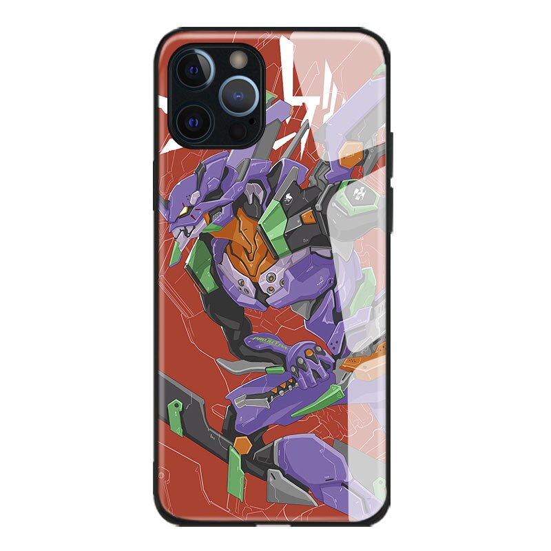 EVA 01 iPhone Case Temped Glass