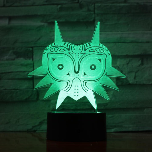 Majora s Mask 3D LED LAMP