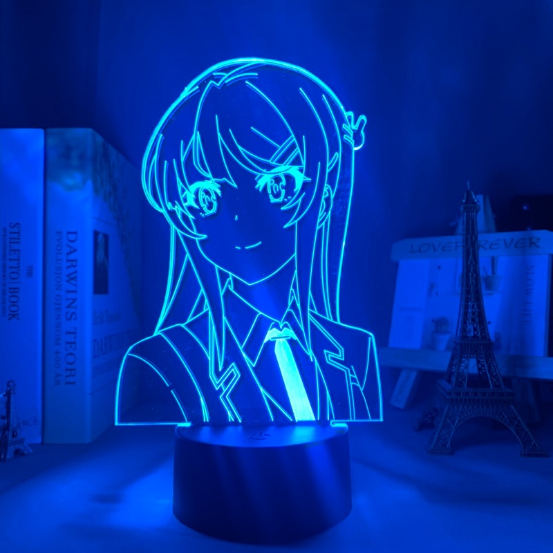 Mai Sakurajima Night LED Lamp Bunny Girl.