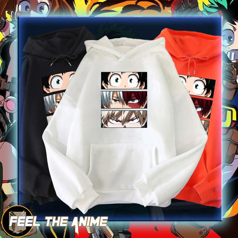 Izuku, Bakugou and Todoroki Hoodie
