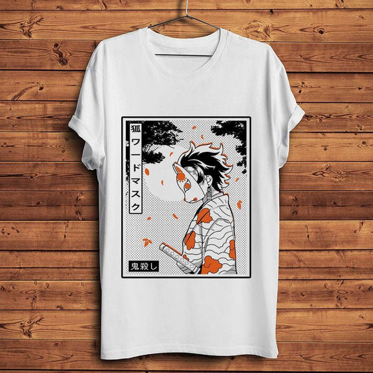 Tanjiro with Kitsune Mask Shirt