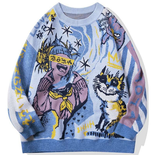 Harajuku Toga Graphic Sweater