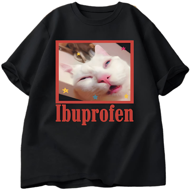 Ibuprofen Cat T-shirt