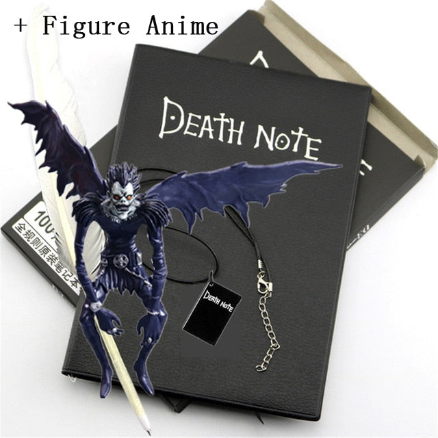 Death Note + Necklace and Ryuk Figure