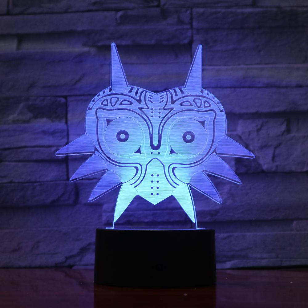 Majora s Mask 3D LED LAMP