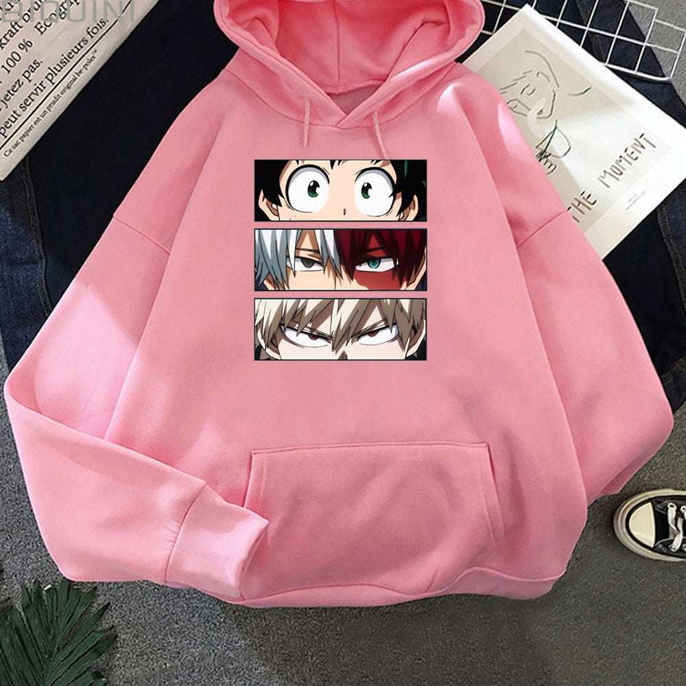 Izuku, Bakugou and Todoroki Hoodie