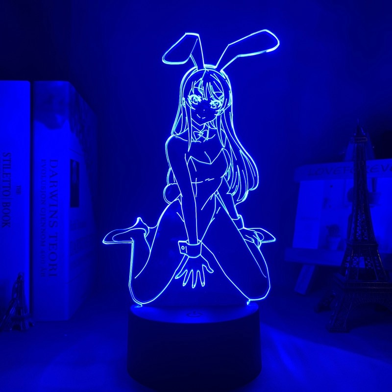 Mai Sakurajima Night LED Lamp Bunny Girl.