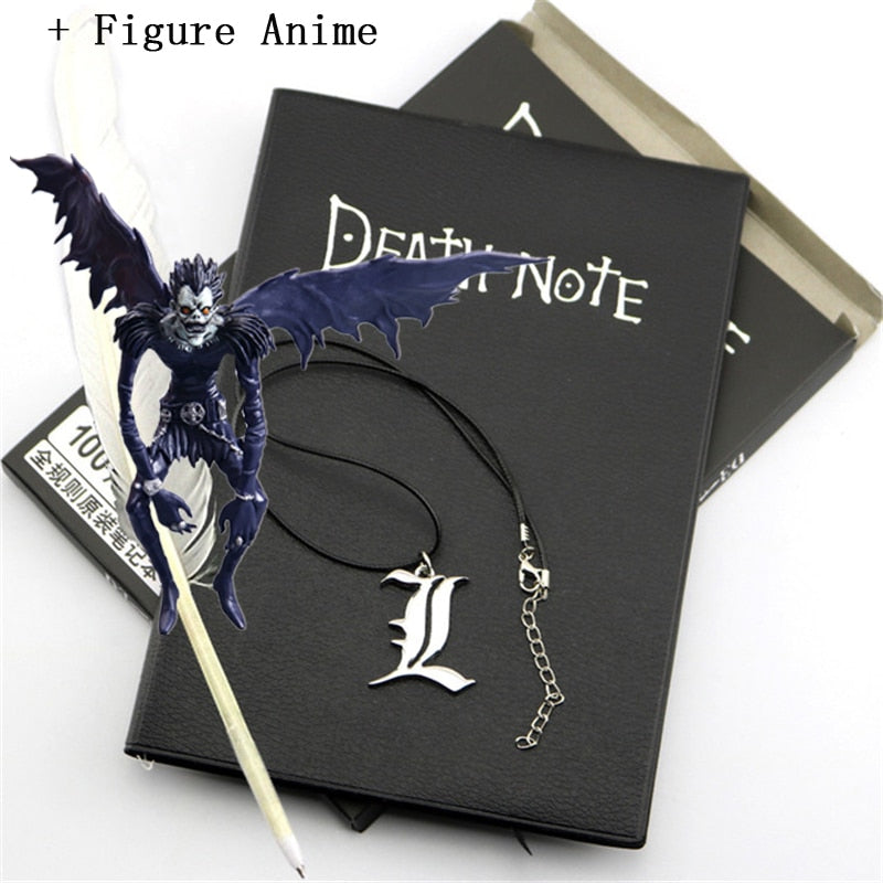 Death Note + Necklace and Ryuk Figure