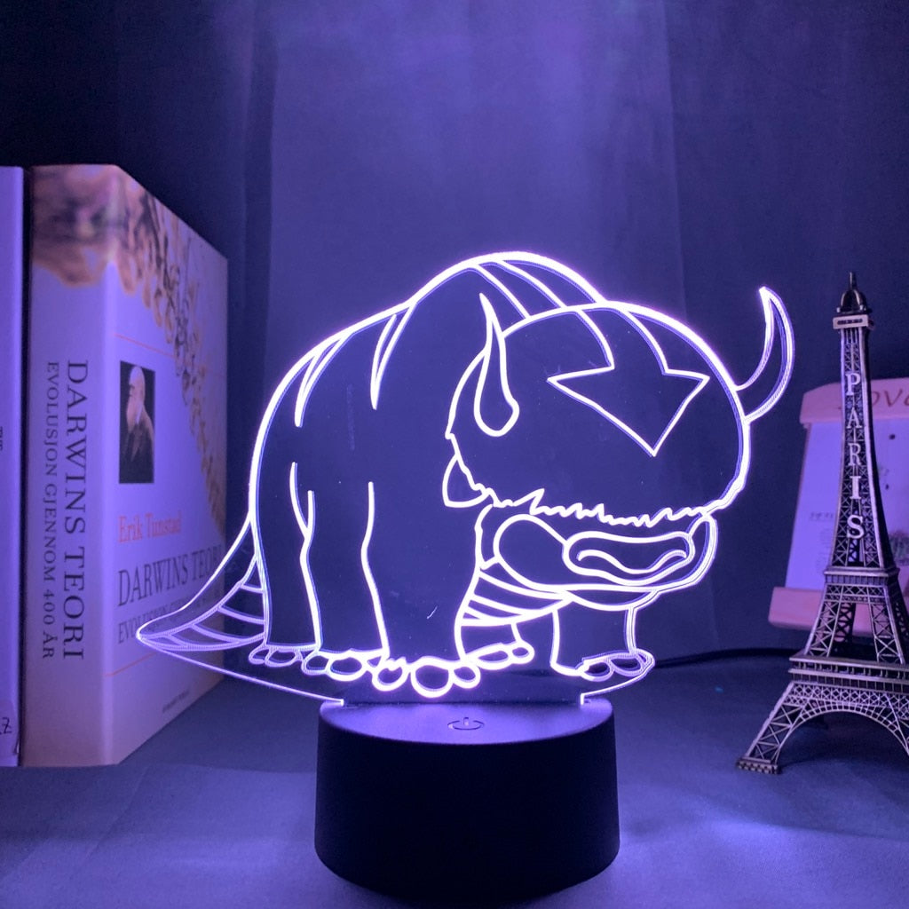 Avatar The Last Airbender Night LED Lamp (Aang, Appa, Zuko)