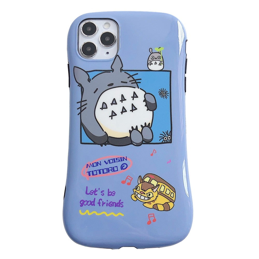 Ghibli Iphone Case: Chihiro and Tototo + Popsocket