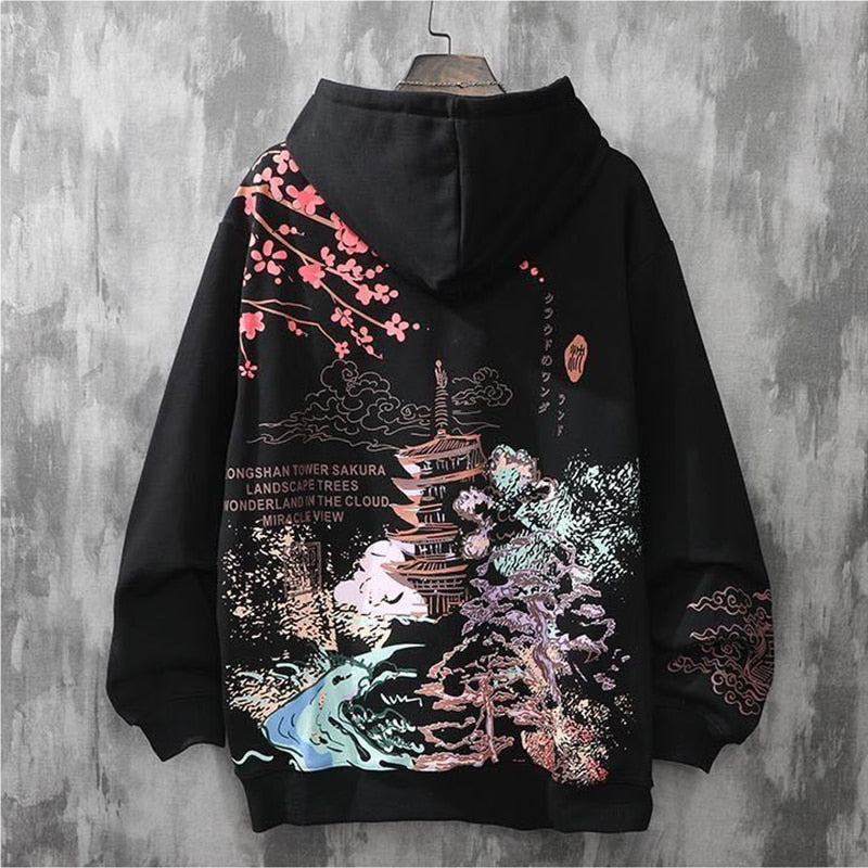 Stand out in style with our Japanese Street Sweatshirt. Made from high-quality cotton material, this sweatshirt features a unique and eye-catching print inspired by Japan's eclectic fashion. With full sleeve length, it's perfect for staying warm on chilly days while still looking fashionable.