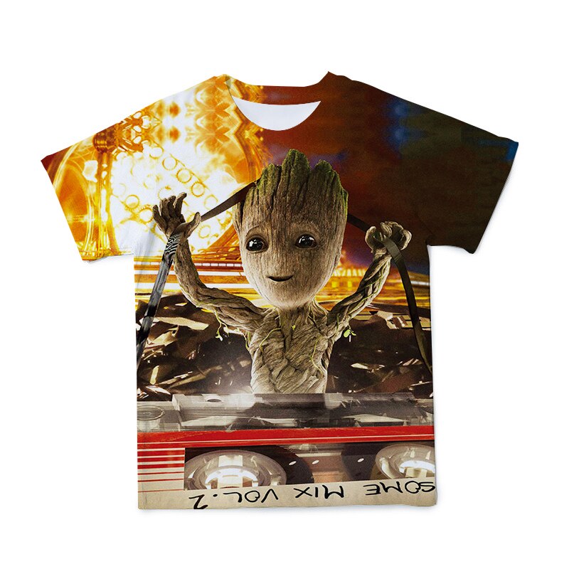 Baby Groot T shirt Feel the Anime