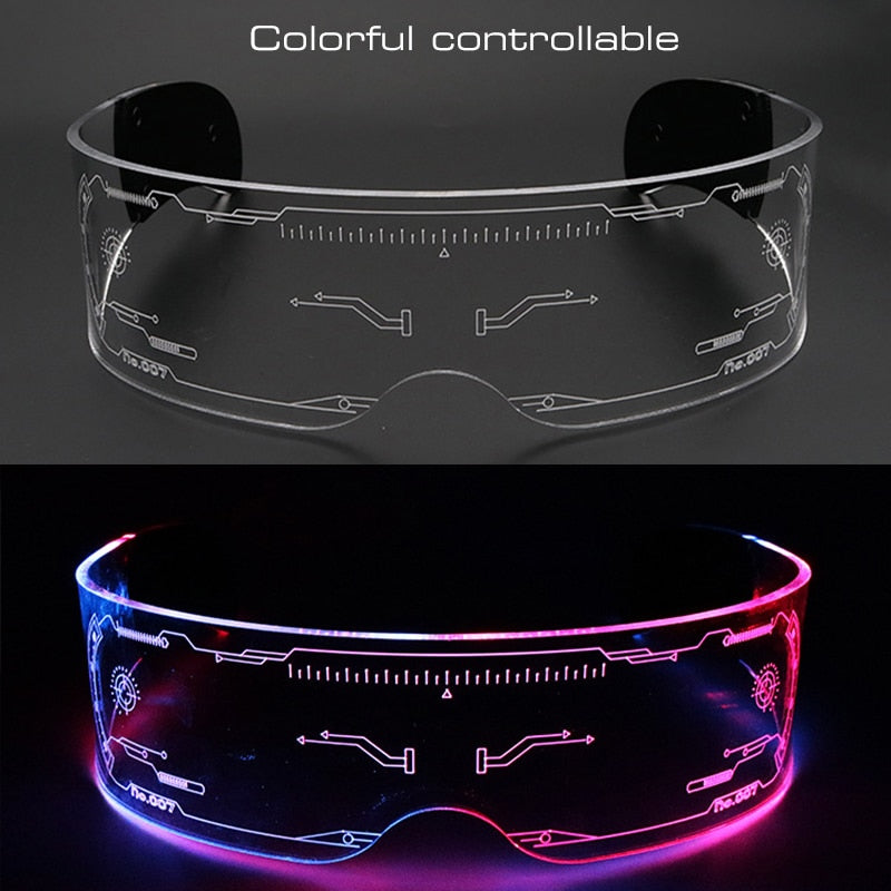 Cyberpunk LED Sunglasses – Feel the Anime