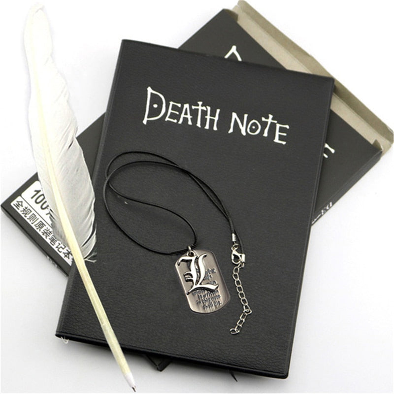 Death Note + Necklace and Ryuk Figure